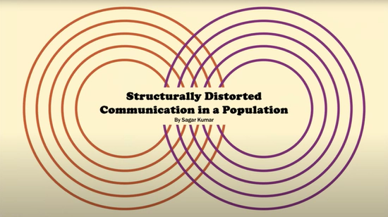 [#46] Structurally Distorted Communication in a Population & Interdisciplinary Research Done Right